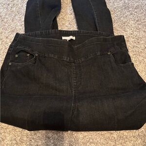 Woman Within Black Jeans. 18WT